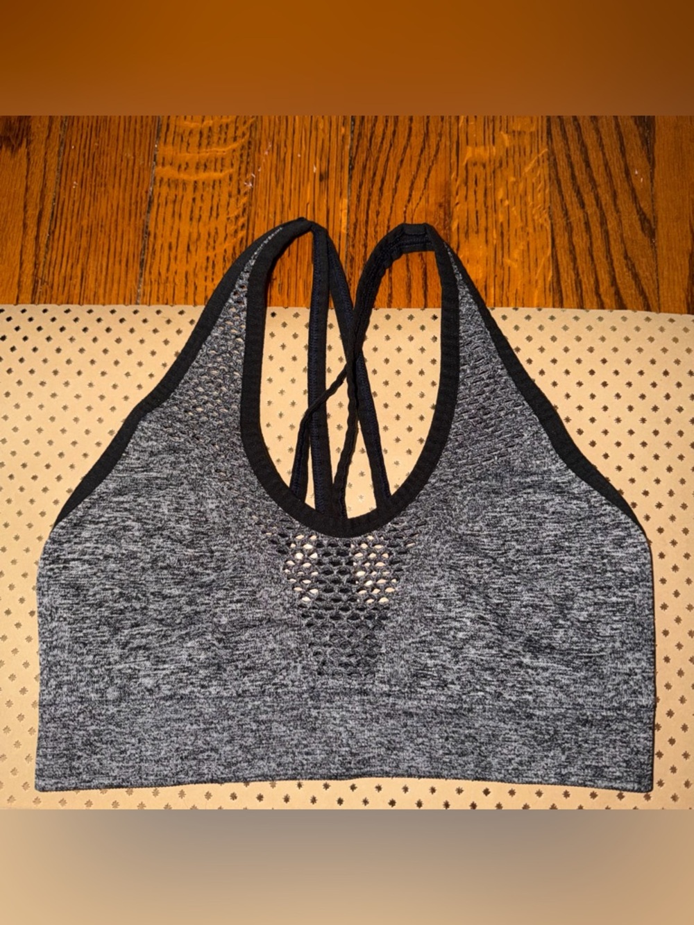 Victoria’s Secret Victoria Sport Sports Bra- M, Grey and Black